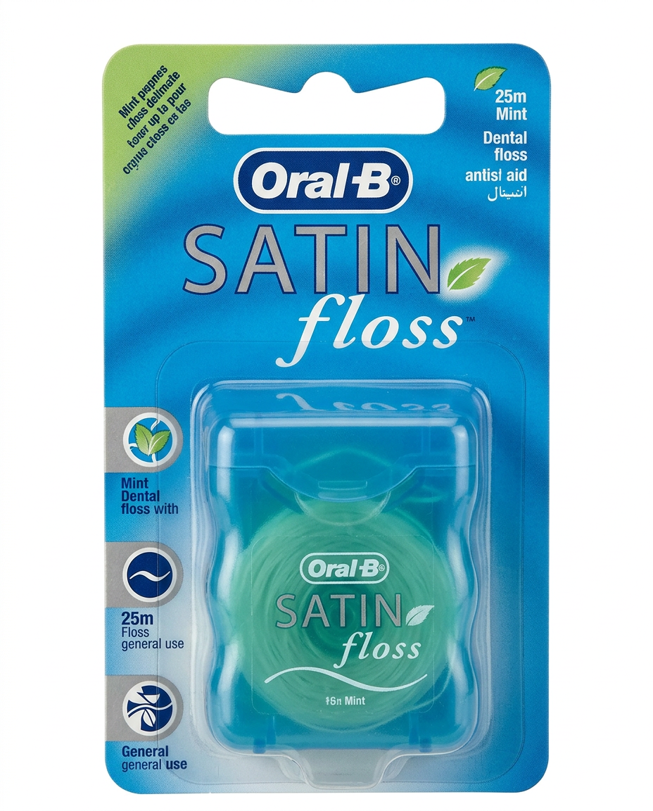 Oral-B Satin Floss Mint 25m